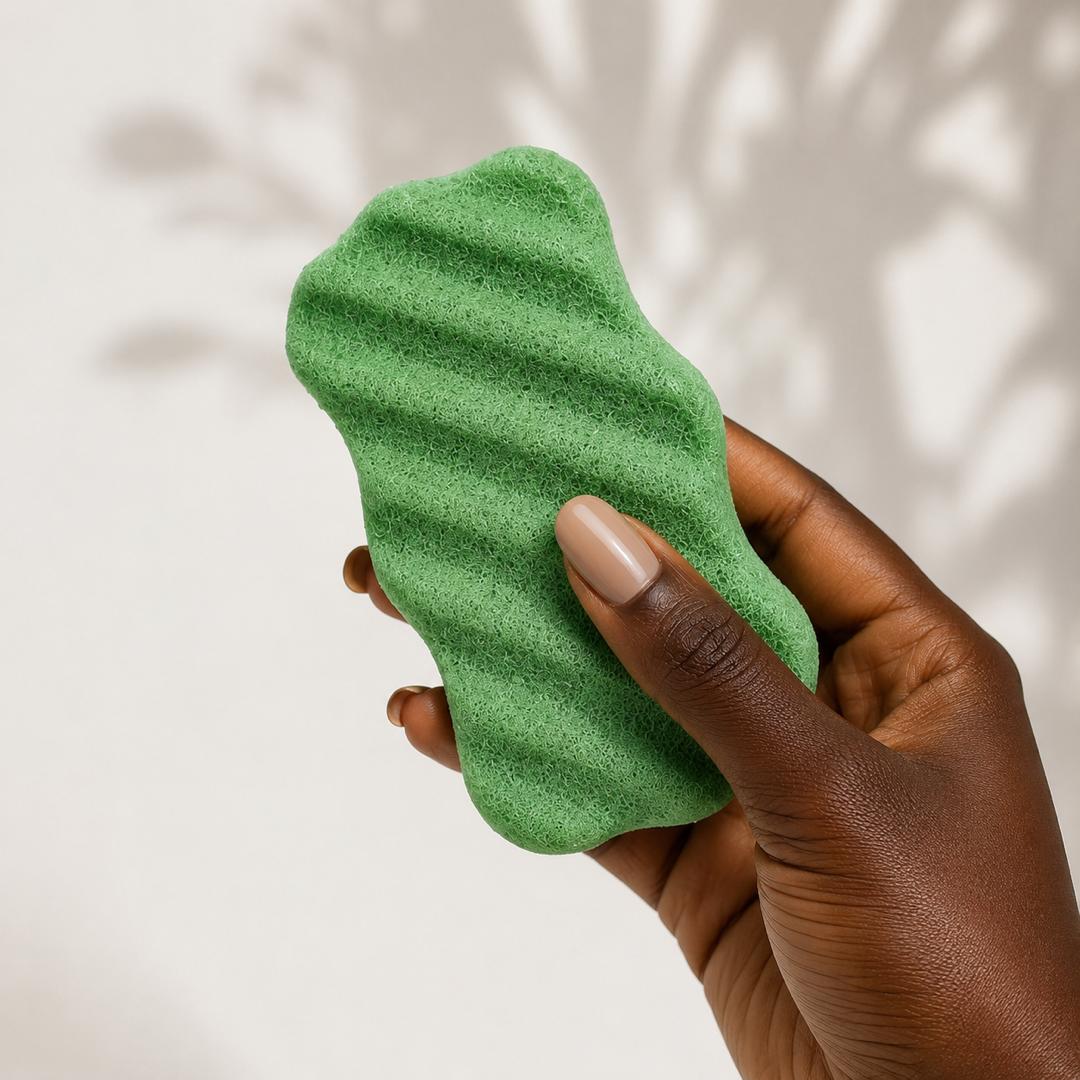 Éponge Konjac -  pour personnes souffrant de problèmes de peau ou peau sensible